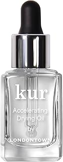 Accelerating Drying Oil, Quick Dry Polish Drying Drops with Botanical Oils & Vitamin B5, Reduces Smudges, Adds Shine & Hydration, Easy to Use for Speedy Manicures, 0.4 Fl Oz