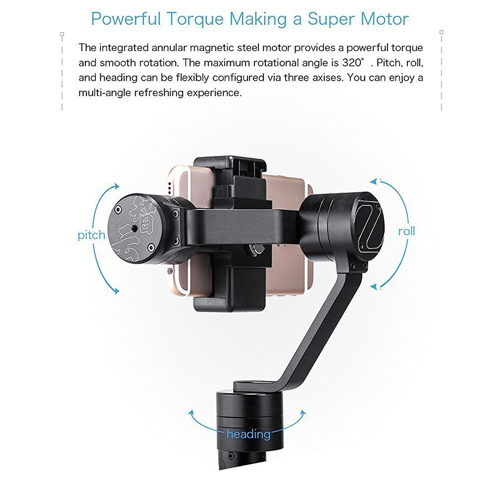 Amazon.co.jp: Zhiyun Z1-Smooth-C 3軸手持ちブラシレススマートフォン