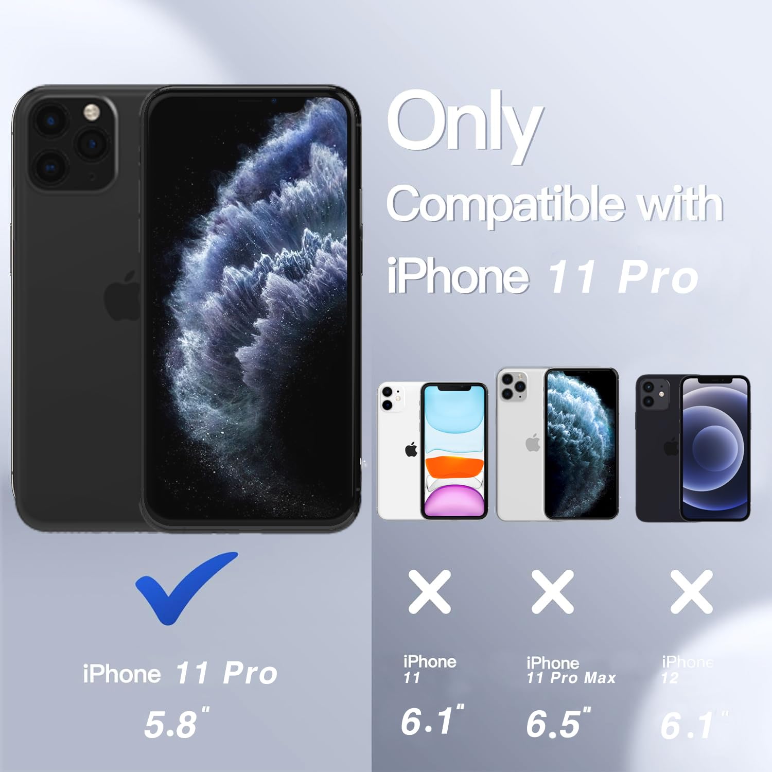 Funda 360 Iphone 15 YmhxcY Funda Para IPhone Xs Max [carga Inalámbrica] [ Compatible Con Magsafe] [mate Translúcido] [antihuellas] Funda Delgada Y Rígida Para IPhone Xs Max De 6.5 Pulgadas, Azul Zafiro Funda