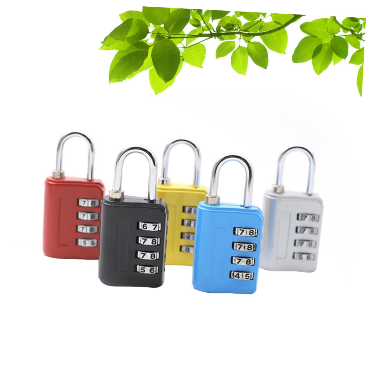 SHERCHPRY 15pièces Cadenas à Chiffres Alliage De Lot De Verrouillage Sécurisé Pour Valises à Et Casiers Couleurs Assorties