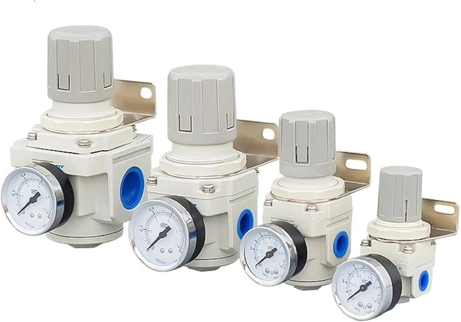 Type Air Pressure Regulator Valve AR2000-02 AR3000-03 AR4000-04 Treatment Unit Air compressor pressure reducing (Color : AR2000-02)