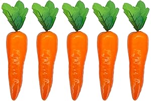 Lorigun 5 Pcs Fake Carrot