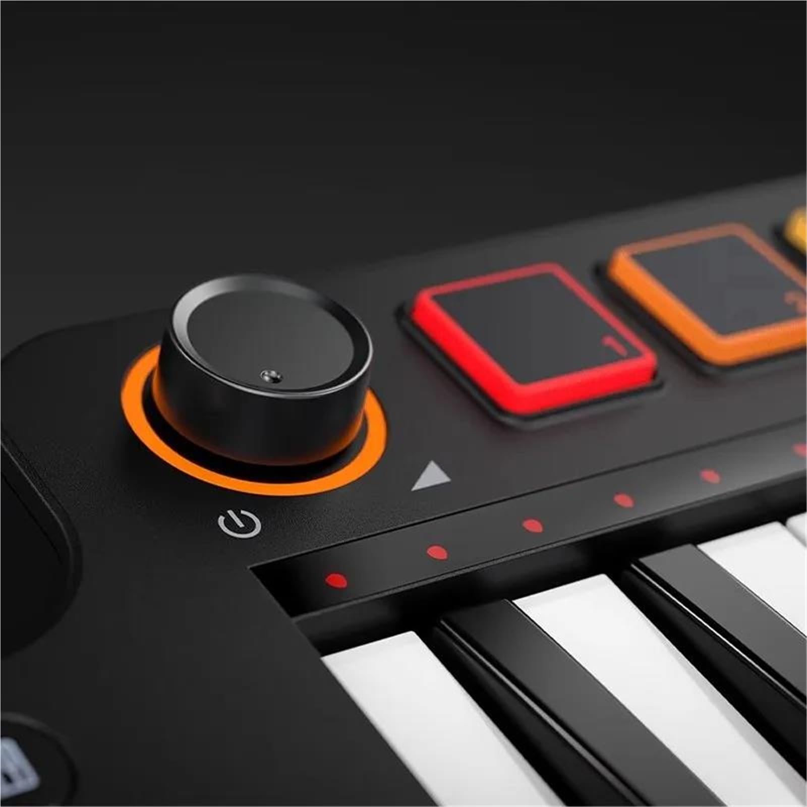 Tastiera Digitale Per Principianti Chitarra Fusion Senza Corde Portatile Intelligente MIDI Multifunzionale Tastiera Stile Spalla Organo Elettronico