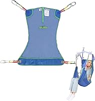 Vista 11 de Eslinga universal de elevación de paciente de cuerpo completo, tela de malla para pacientes y ayudas de baño, capacidad de peso de 500 libras