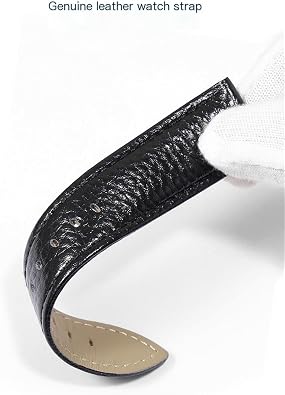 Quick Release Genuine Leather Watch Strap for Cartier Tank Santos Pin Buckle