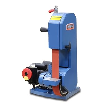 Baileigh 2" x 48" Two-Wheel Belt Grinder, 8000 SFPM BG-248-2