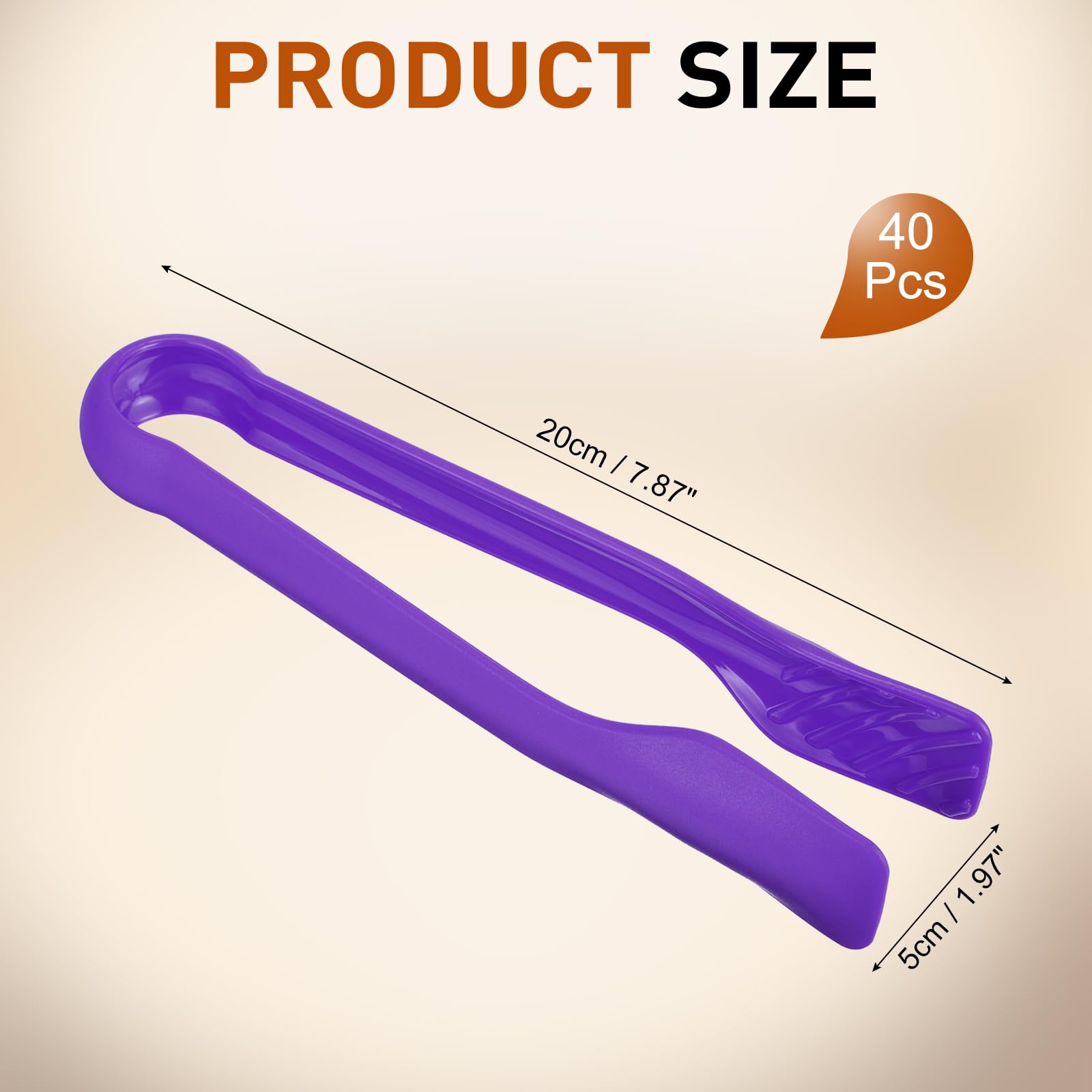 QUARKZMAN 40 Pcs tenazas Para Tostadora 8 tenazas De Cocina Para Servir tenazas Para Pan Y Ensalada tenazas Resistentes Al Calor Para Cocinar Hornear BBQ Y Buffet Herramientas Morado |