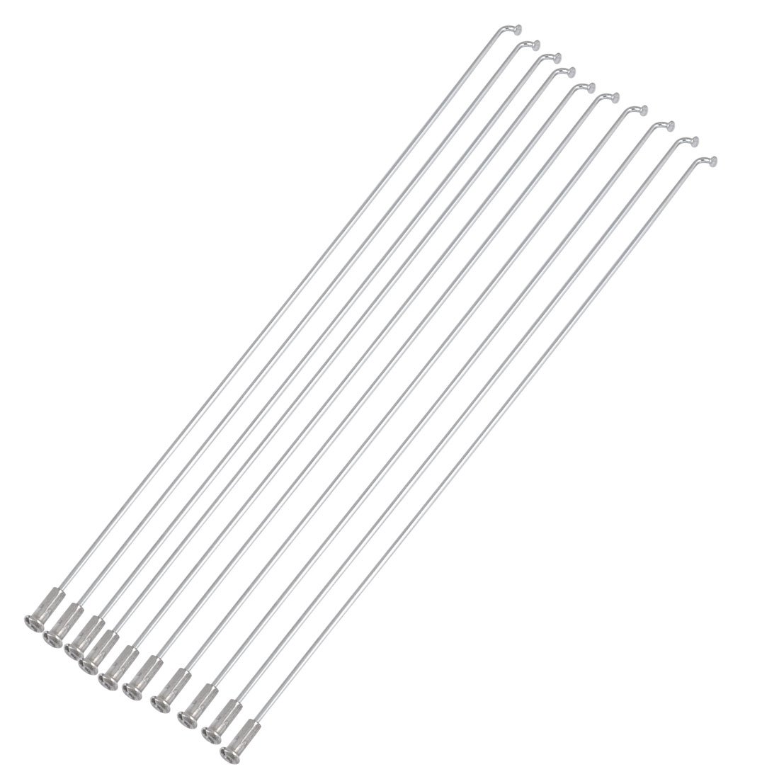 Sourcingmap 26 cm srebrny ton rower górski szprychy rowerowe 10 szt.