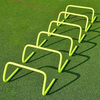 Navrang Agility Hurdles for Sports Training, 6 inches Height, Running and Jumping Drills, Football, Exercise Equipment, Pa...