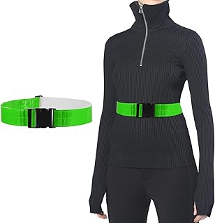 Reflective Belt, High Visibility Running Belt High Visibility Grow Belt Adjustable Safety Gear