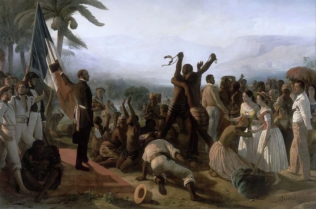 Peinture sur Toile Abolition de l'Esclavage Biard 60x90cm