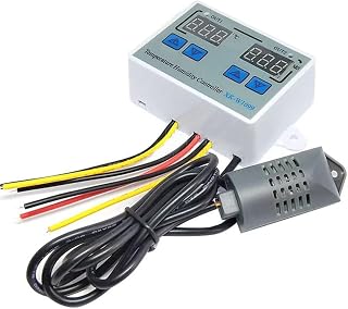 Intelligenter digitaler Thermostat-Humidistatregler für Heizung, Kühlsysteme, Reptilien-Terrarium, Aquarium, 0–100 C, 2200 W (12 V)