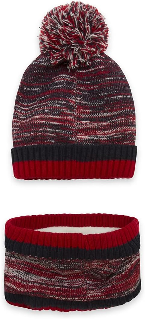 Tuc Tuc Jungs Gorro Y Cuello Tricot POMPÓN NIÑO Azul Northern Whales FW21 Jersey Cap and Collar, Blue, 50