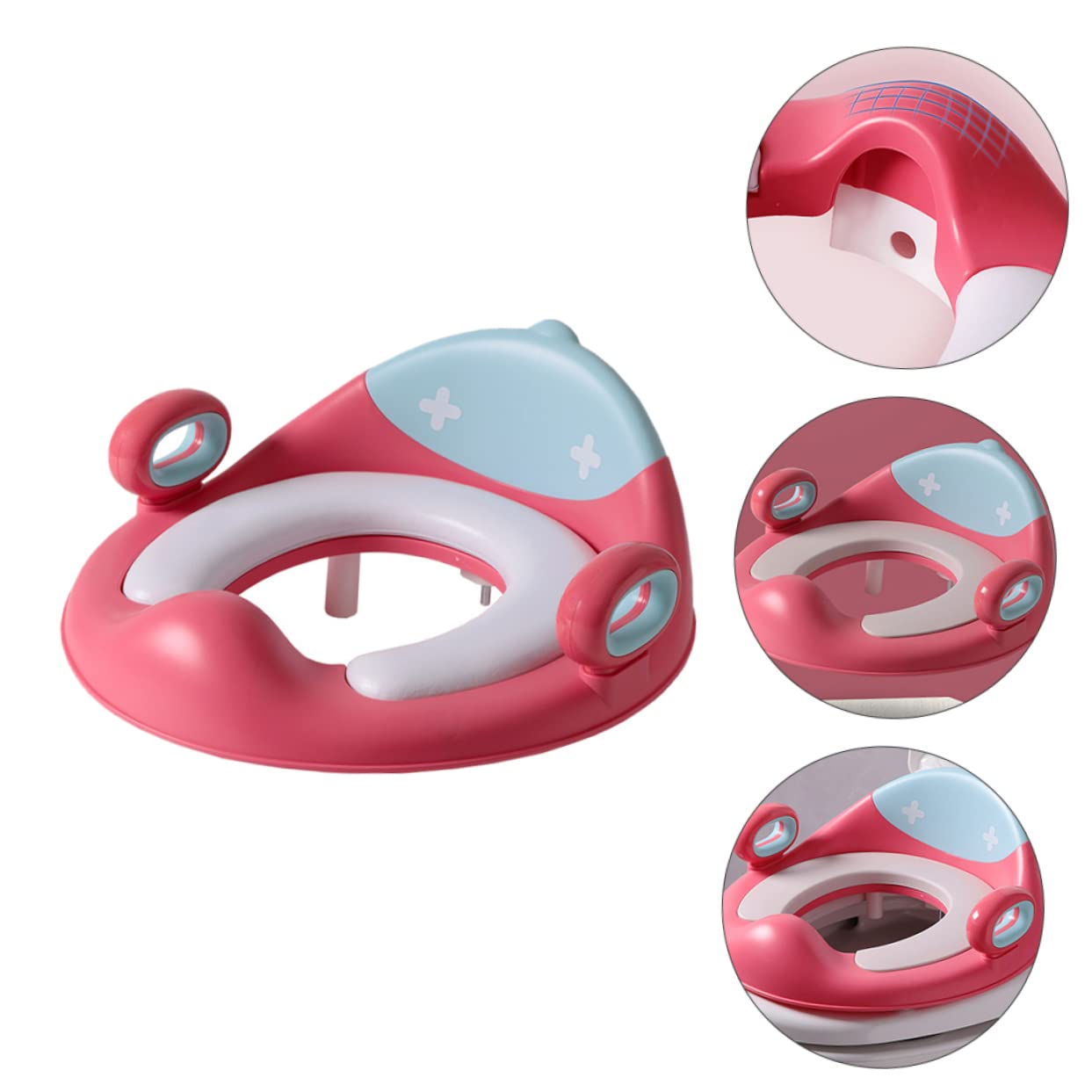 Asiento de Entrenamiento para Ir al Baño Infantil Rosa Pu