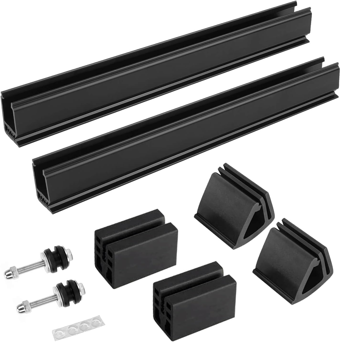 Club Car Golf Cart Windshield Clips Kit with Windshield Sash Clips&Windshield Retaining Clips fit 1"x1" Tube, Windshield Bottom Clips, OEM#101444101, 102005801