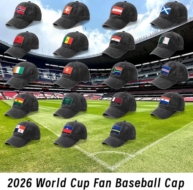 2026 World Cup National Team Fan Baseball Cap,Adjustable Flag Baseball Hat for World Cup Fan - Image 7
