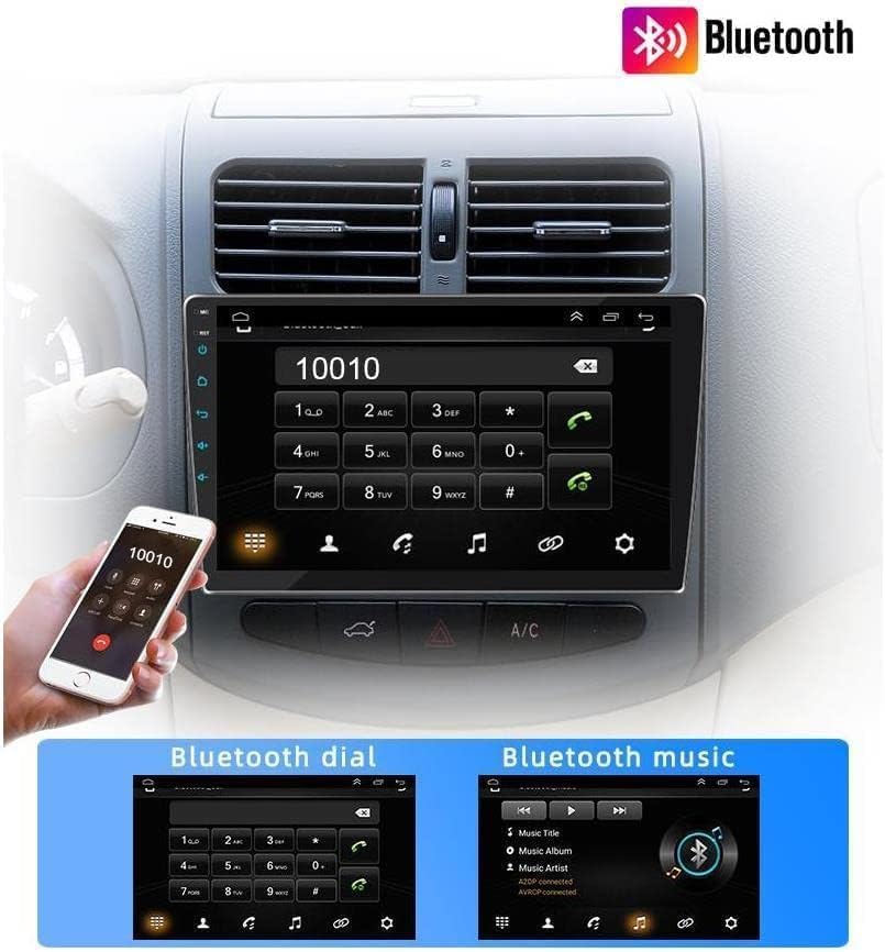 Image of Audio Wheels TS-7 Android Car Stereo with 2GB /32GB Touch Screen Car Radio /BT /GPS Navigation, Multimedia Audio and Video Player (9 Inch Android Screen)