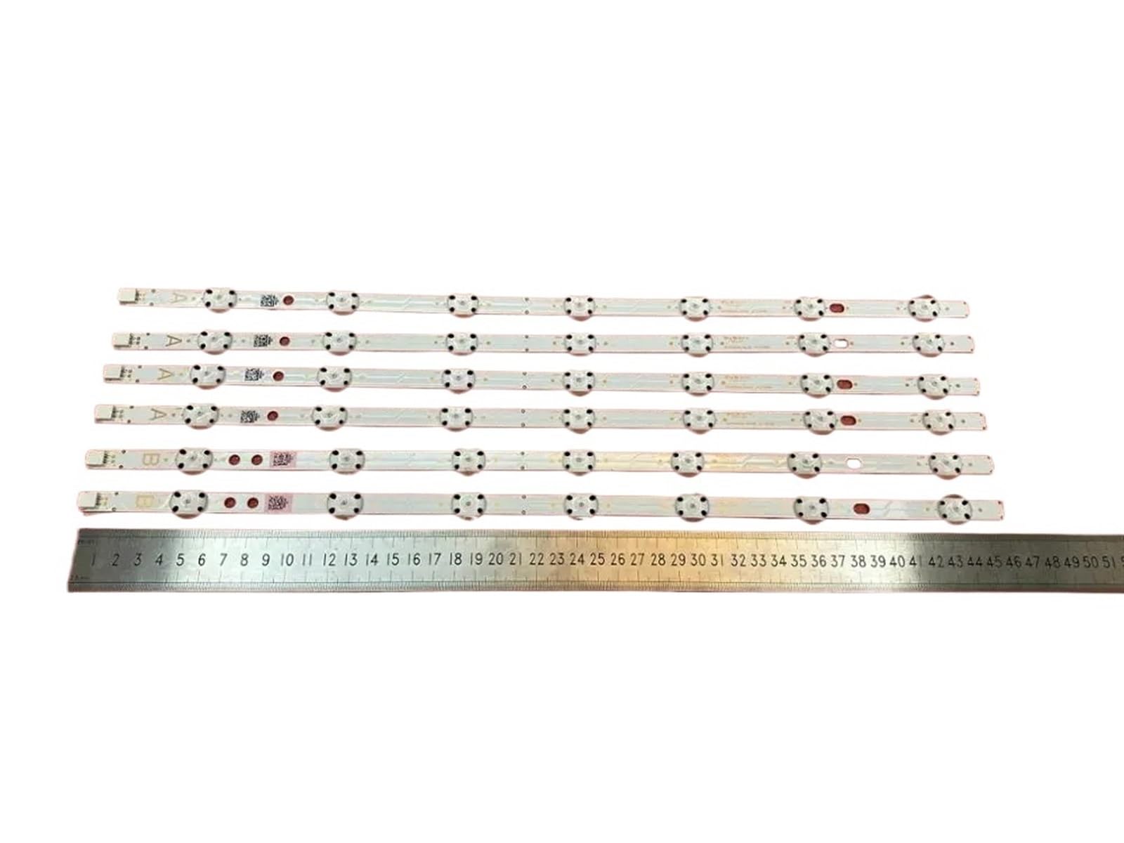 Kit 6pz Barra LED Compatibile for TV 49U6663DB 49U5863DB 49U5766D 49U6863DB LUX0149003 LT-49C870 VES490QNDS-2D-U12 N12 SVV490A64 AB (Color : 2 Kit for 2 TV)