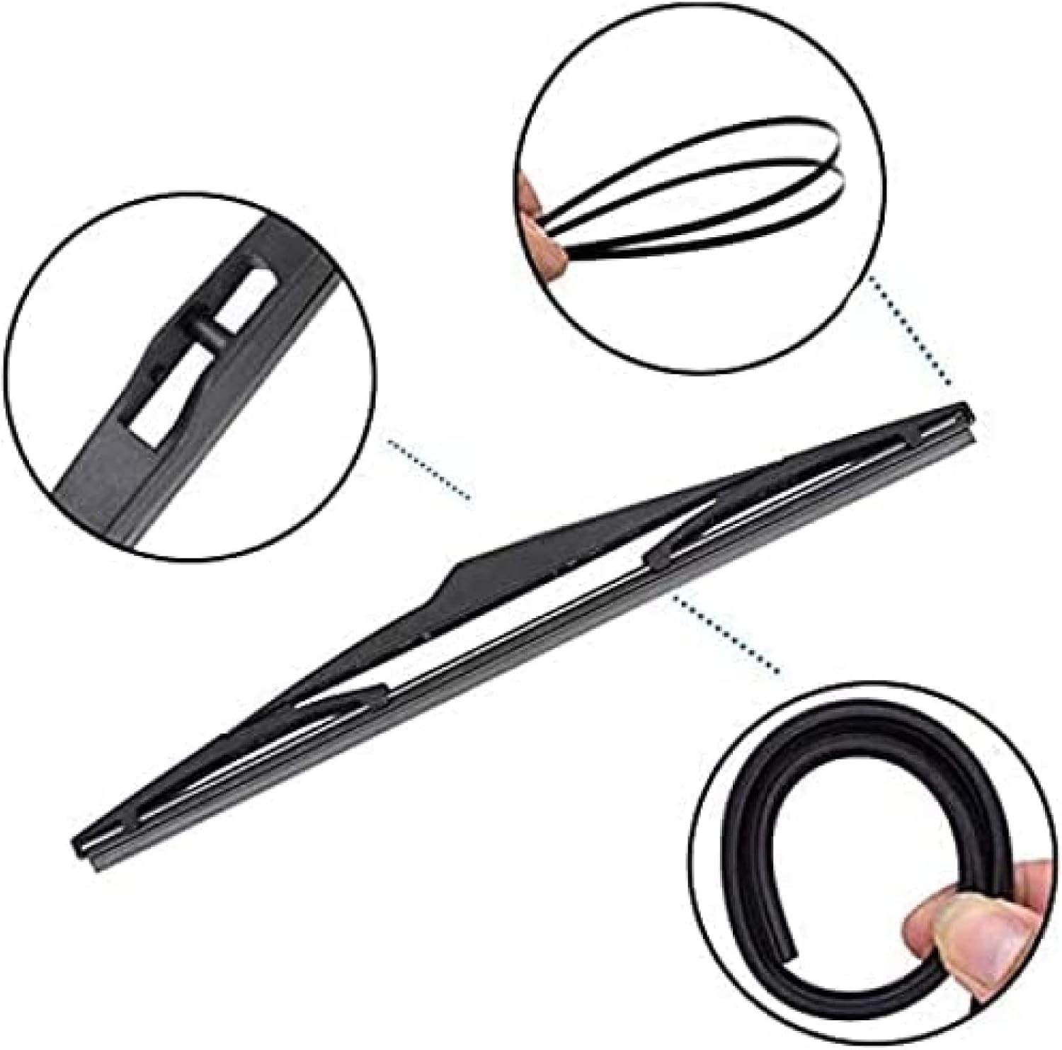 Car Rear Windshield Wiper Kit For SsangYong Kyron 2007-2011 rear wiper washer