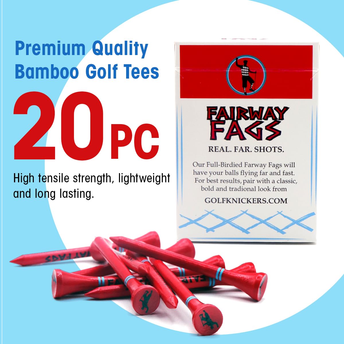 cigarette box golf tees Amazon.com : Bamboo Golf Tee Caddy