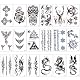 Temporäre Tattoos Konsait 18 Blätter – Tattoo Set für Körpergestaltung