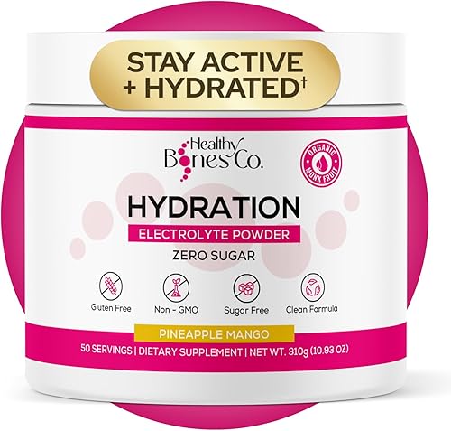 Miniatura 9 de Mezcla de bebida en polvo de electrolitos sin azúcar, hidratación rápida, endulzada naturalmente con fruta de monje orgánica, sabor a baya de