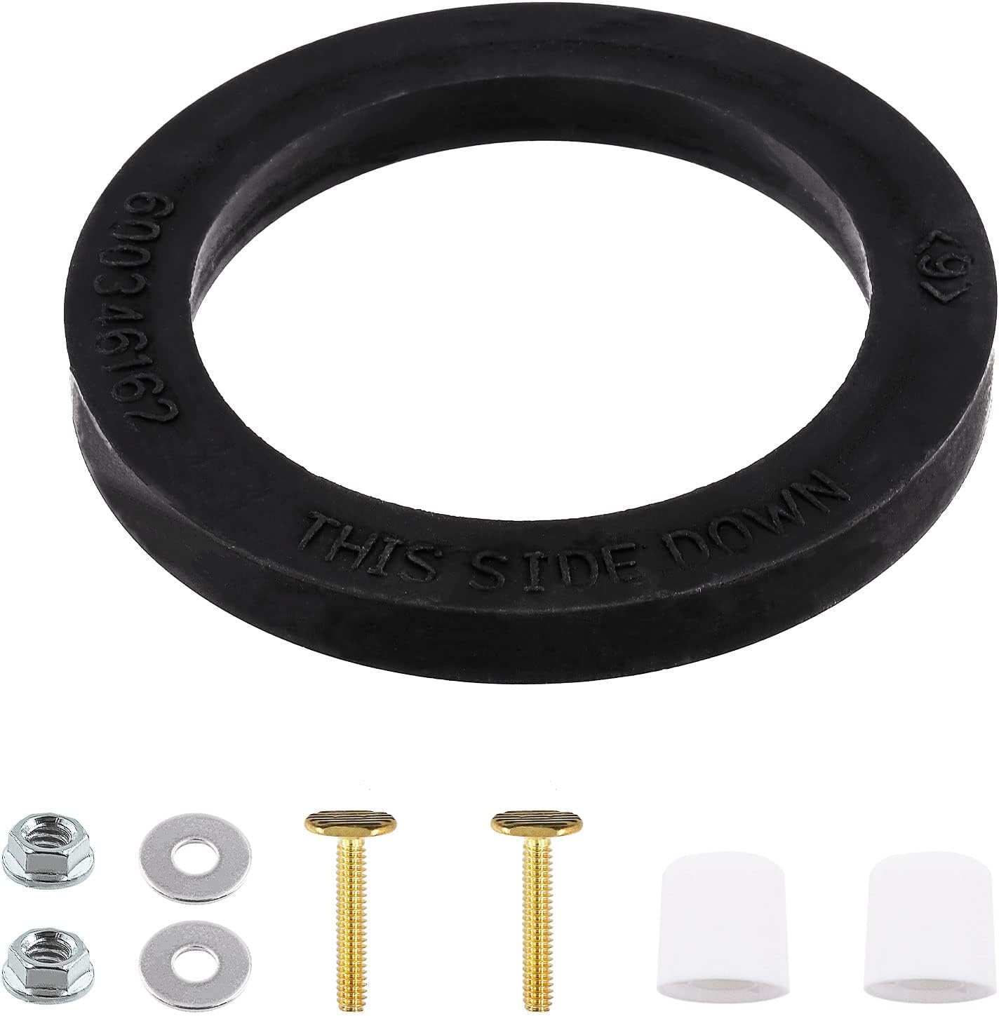 Keadic 9Pcs RV Toilet Seal and Mounting Kit Contains RV
