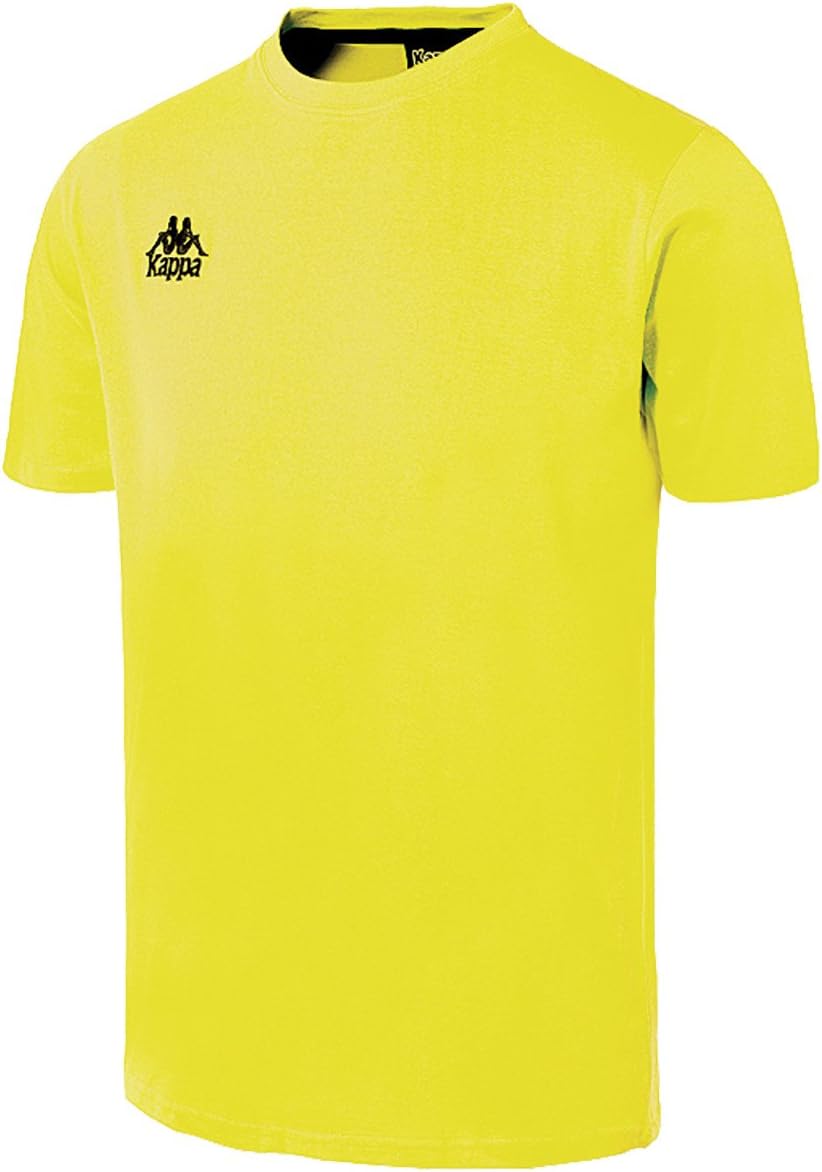 Kappa Boy's Lucera Short Sleeve T-Shirt, Men, lemon tree, M