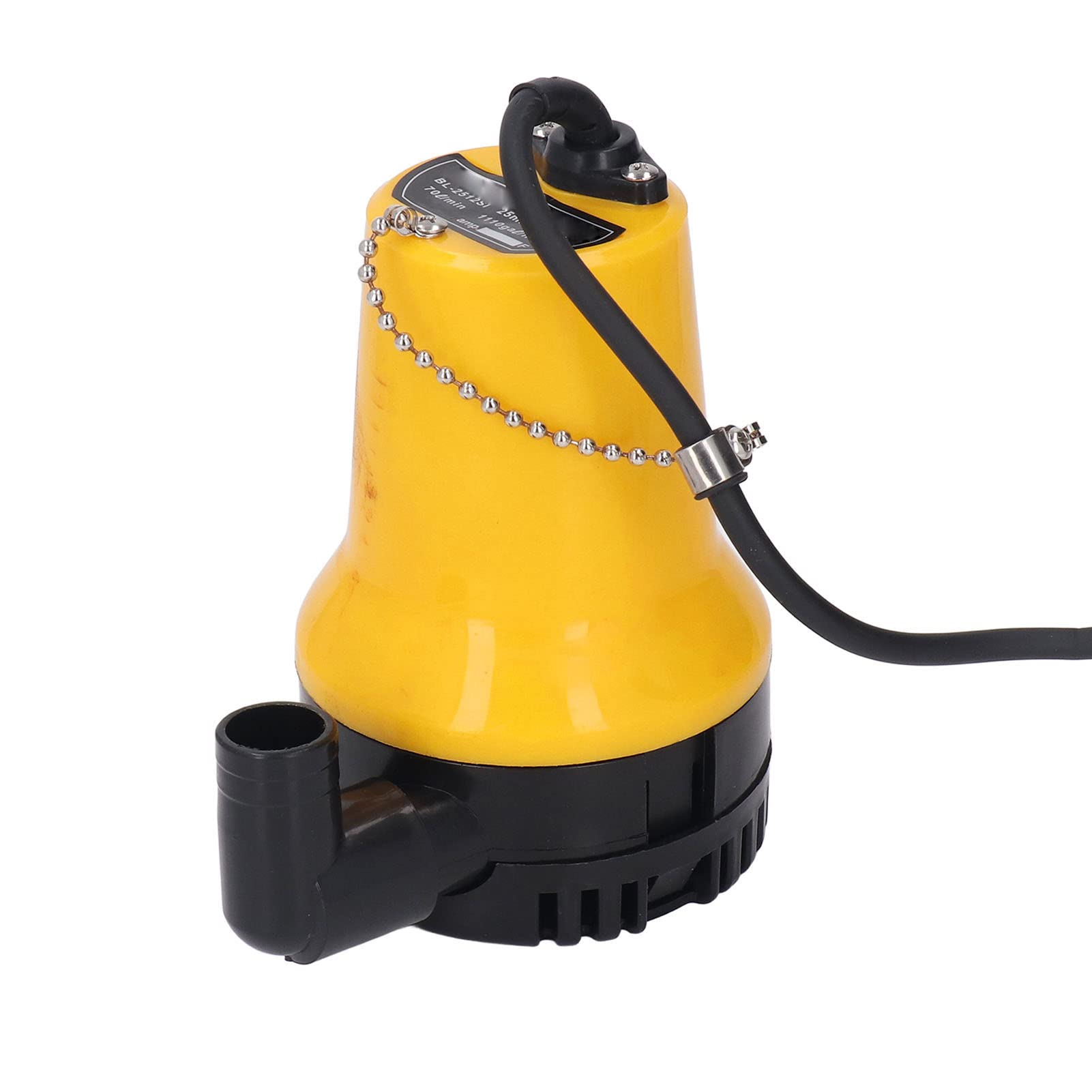 Bilge Pump, Electric Bilge Pump 50W High Lift 25mm Caliber Low Noise Marine Submersible Boat Sump Pump (DC12V) - Image 3