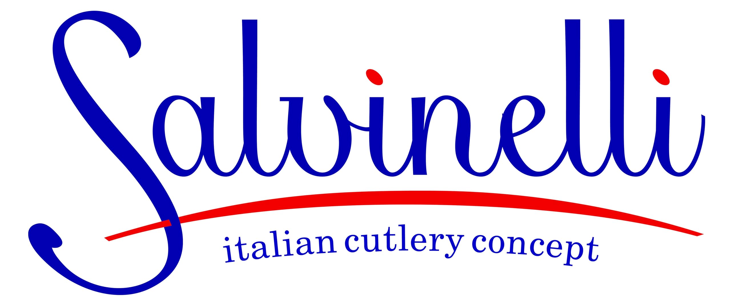 Salvinelli BISTROT Coltello Manaretta Liscio, Acciaio Inox Forgiato, Coltello Carne 6 pezzi, Lama 75 mm, Manico Ergonomico, Nero e Acciaio