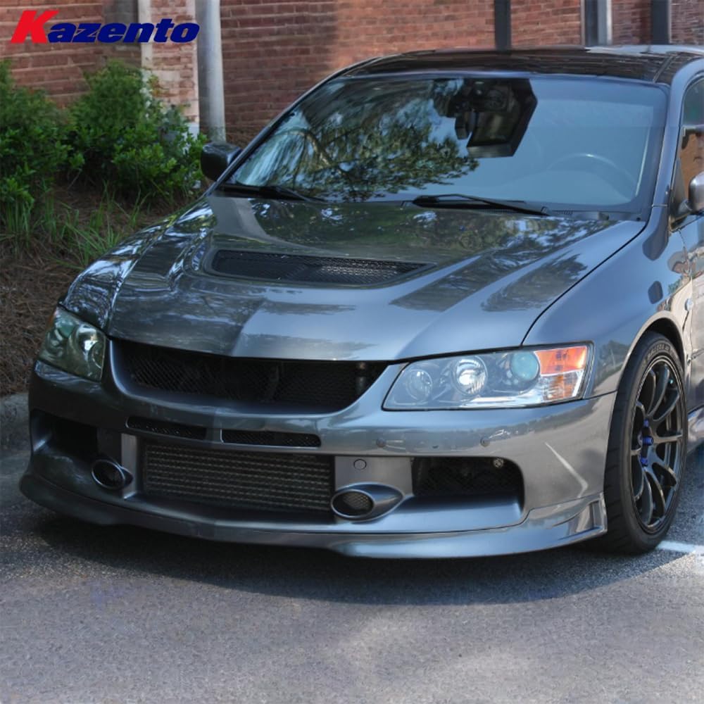 for Mitsubishi Evolution IX EVO 9 CT9A Sedan 05-07 SE Style Fiberglass Front Lip