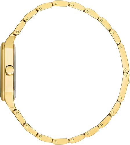Miniatura 2 de Diaofendi Reloj de mujer pequeño dorado, reloj analógico de vestir resistente al agua, relojes de pulsera de acero inoxidable para mujer