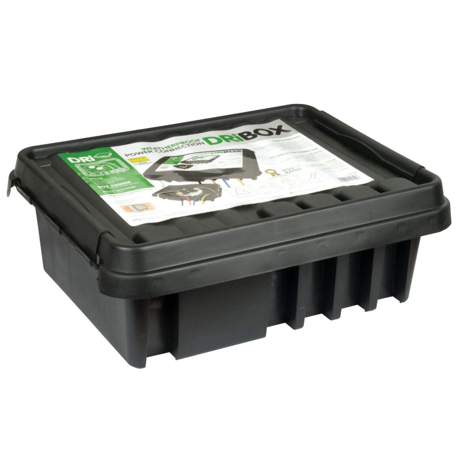 DRIBOX FL1859-330 Outdoor Electricity Connection Box for Plugs and Transformers