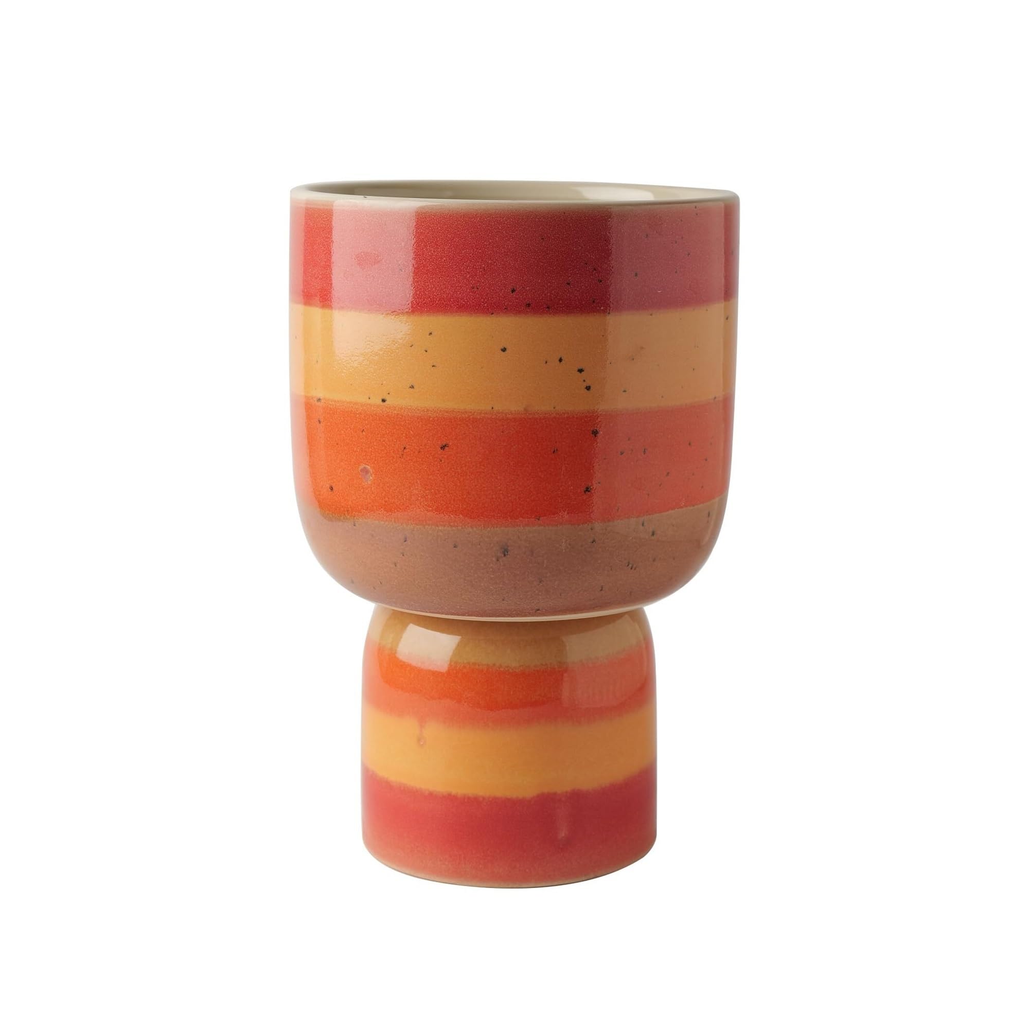 Donice ogrodowe Ceramiczna donica na rośliny z otworem drenażowym Nowoczesna dekoracyjna pomarańczowymi kwiatami soczystą orchideę ozdobne