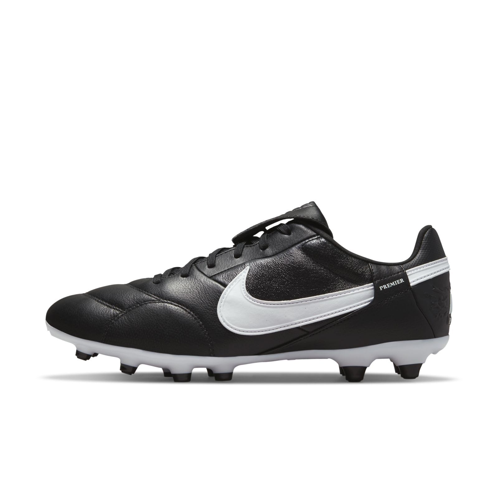 Nike Men's Premier 3 Adults Firm Ground Football Boots Black/White Size 8.5