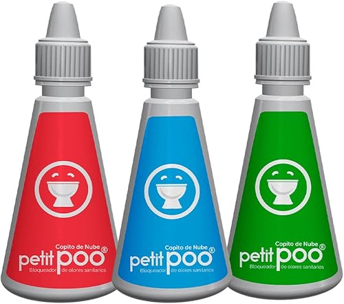 Goteros eliminadores de olores de baño - Juego de 3 para usarlo antes de ir Ambientadores Aerosol para inodoro Imprescindibles de viaje