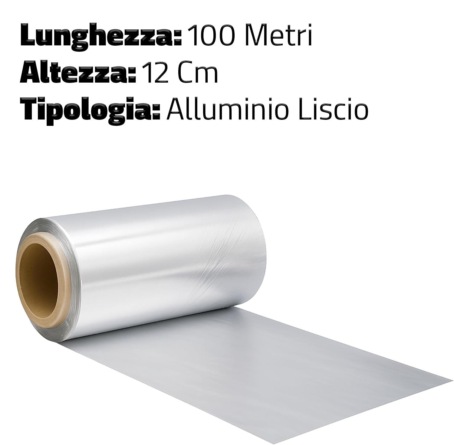 Carta Stagnola Alluminio Professionale 6 Rotoli 12cm x 100mt Parrucchieri Balayage