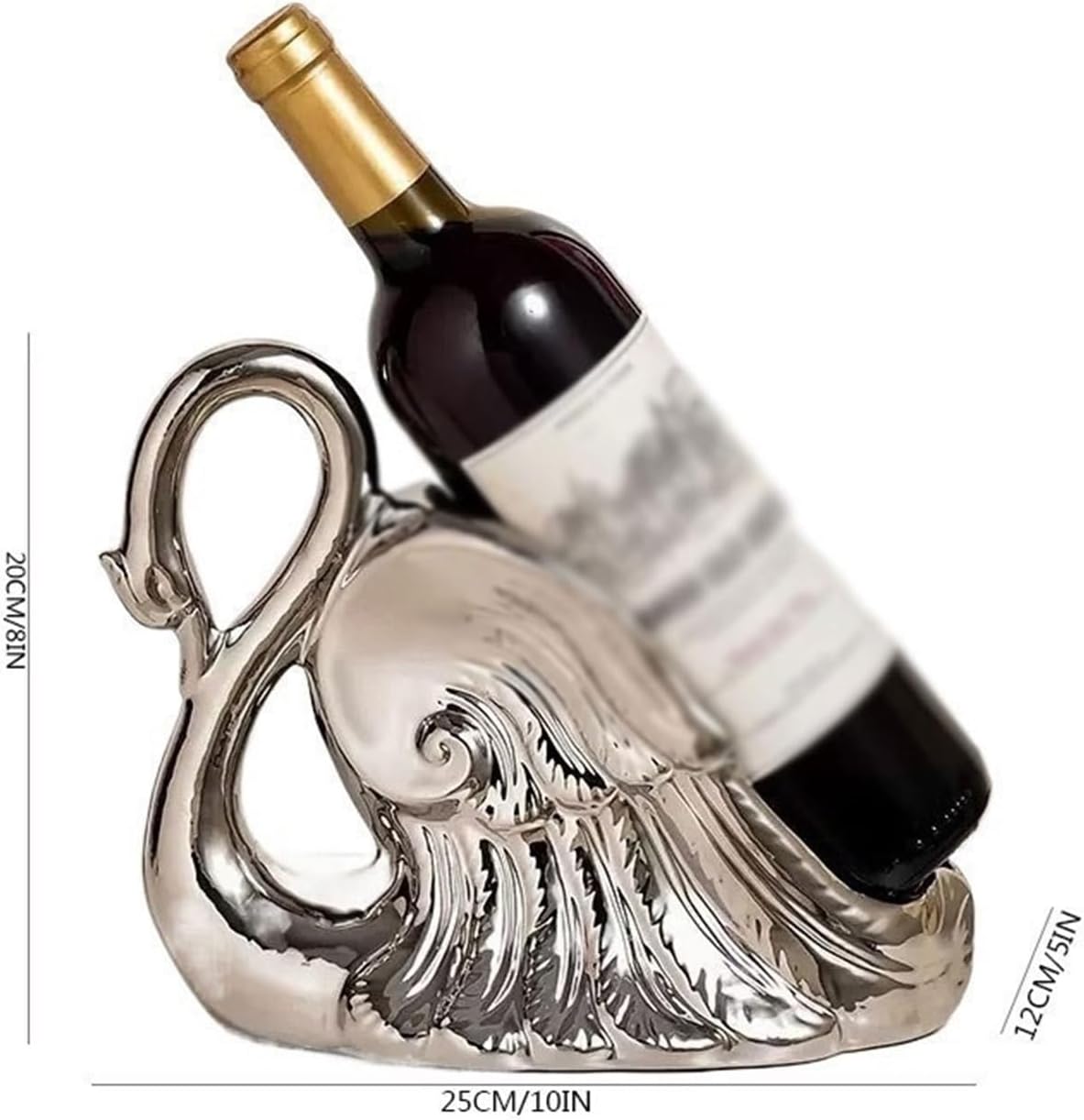 カウンタートップワインラックモダンクリエイティブ白鳥ワインラック