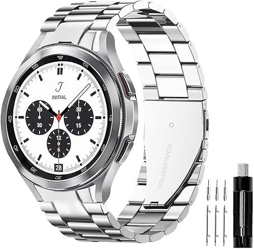 GOLDTOLUCK No Gap Stainless Steel Band Compatible with Samsung Galaxy Watch 8 7 6 5 4 Classic FE Pro Ultra 40mm 44mm 46mm 43mm 47mm 45mm 42mm