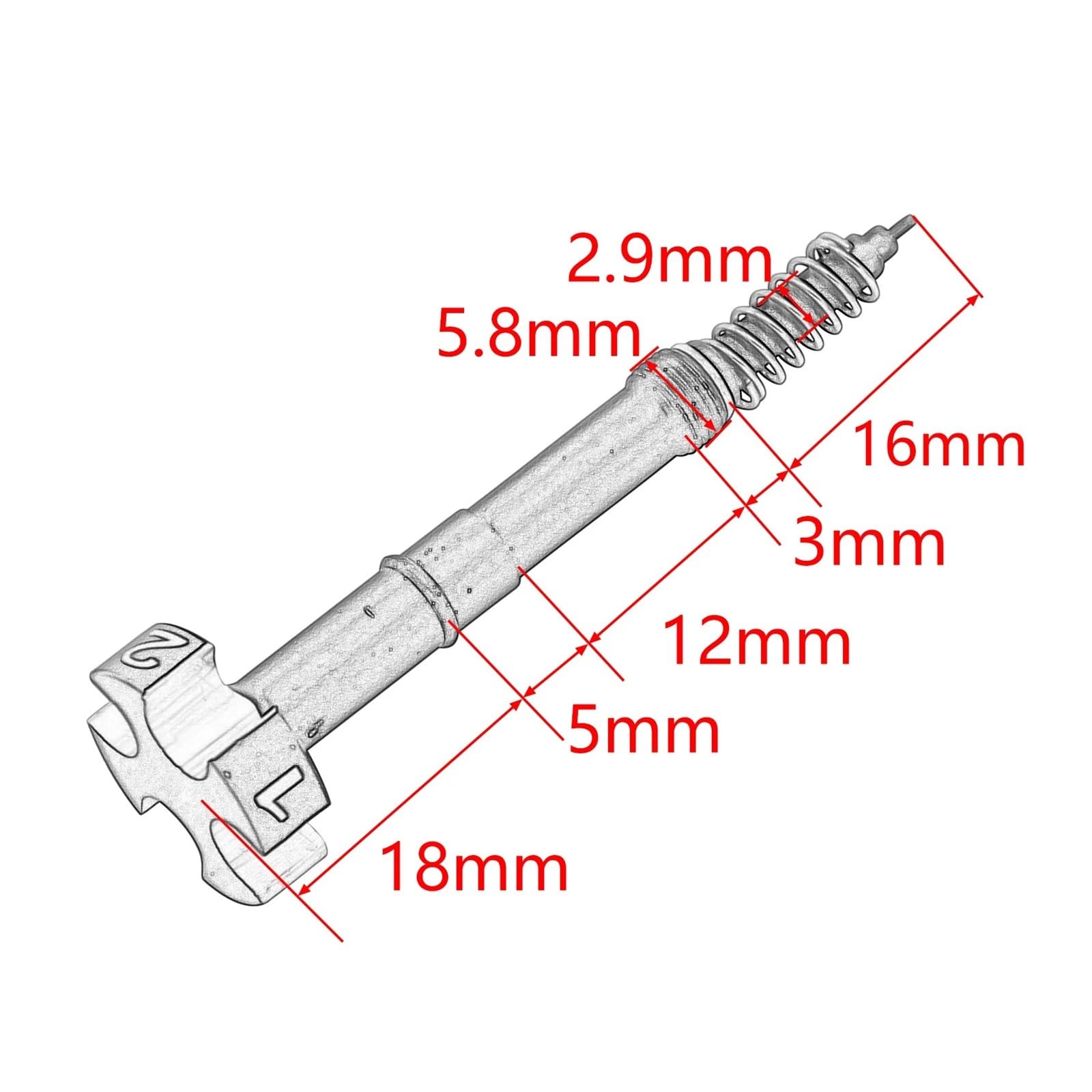 Vis De Richesse Carburateur FCR Keihin - L35-731 - Pièce Moto BST