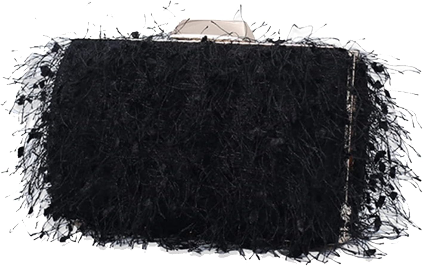 CORIOS Small Clutch Purses for Women Fluffy Evening Bag