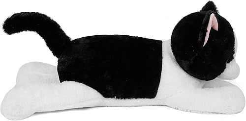 Miniatura 3 de Animales de peluche con peso de gato de 5 libras, 27 pulgadas, almohada de felpa gigante con peso de gato, regalo ideal para adultos y niños