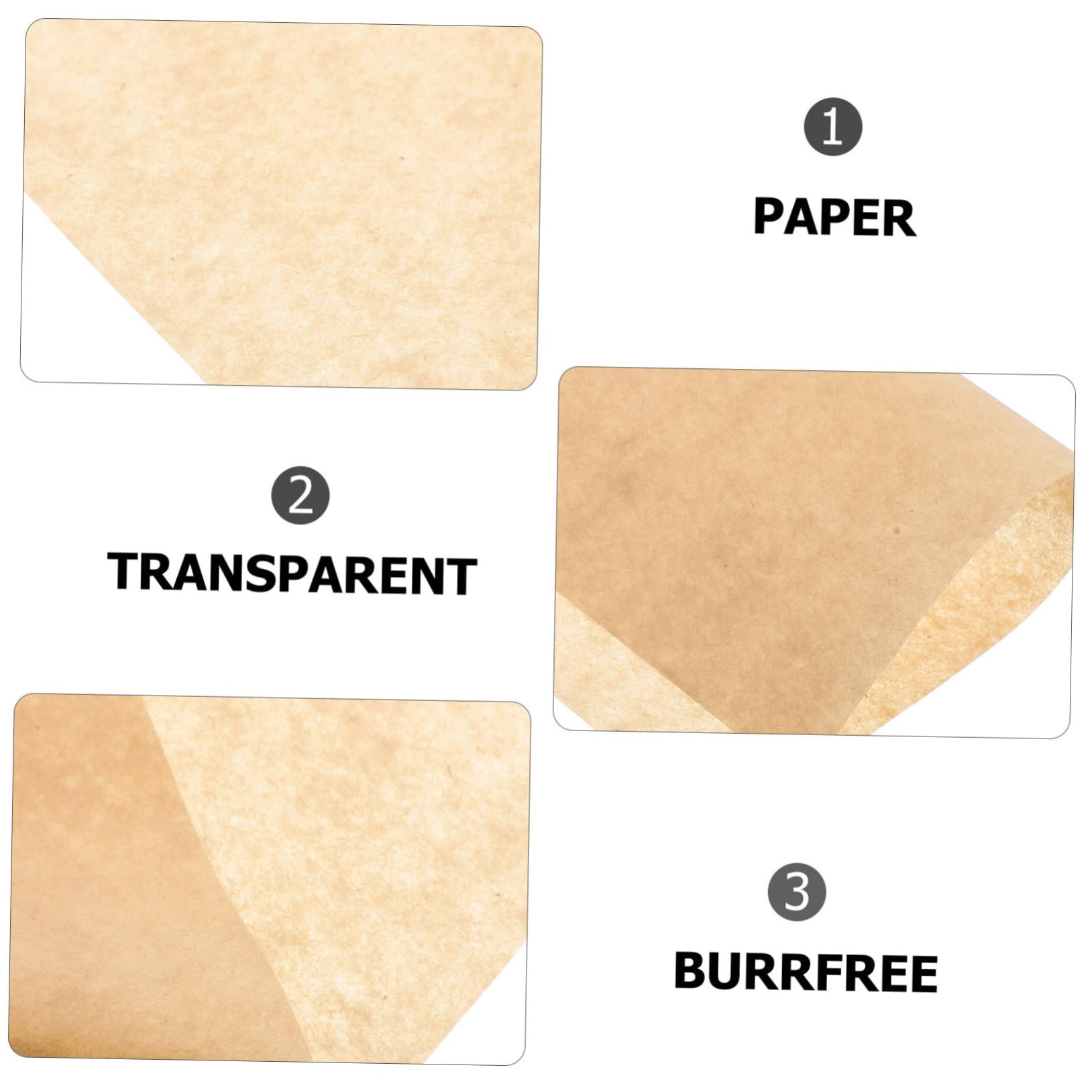 500 Feuilles Papier Absorbant Alimentaire pour Aliments Frits et Cuisson Papier de Cuisine Gras et Antiadhésif et Cuisson Polyvalent pour et Usage Quotidien