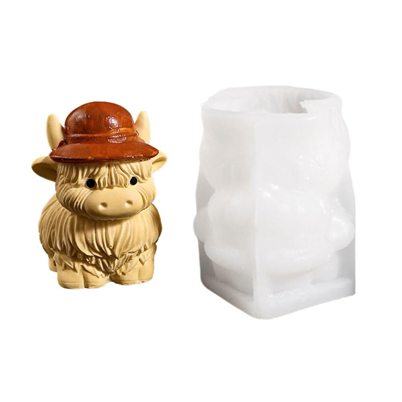 Hsioluted Cattle Silicone for Resin Craft Home Decoration and Gift Making Artistic