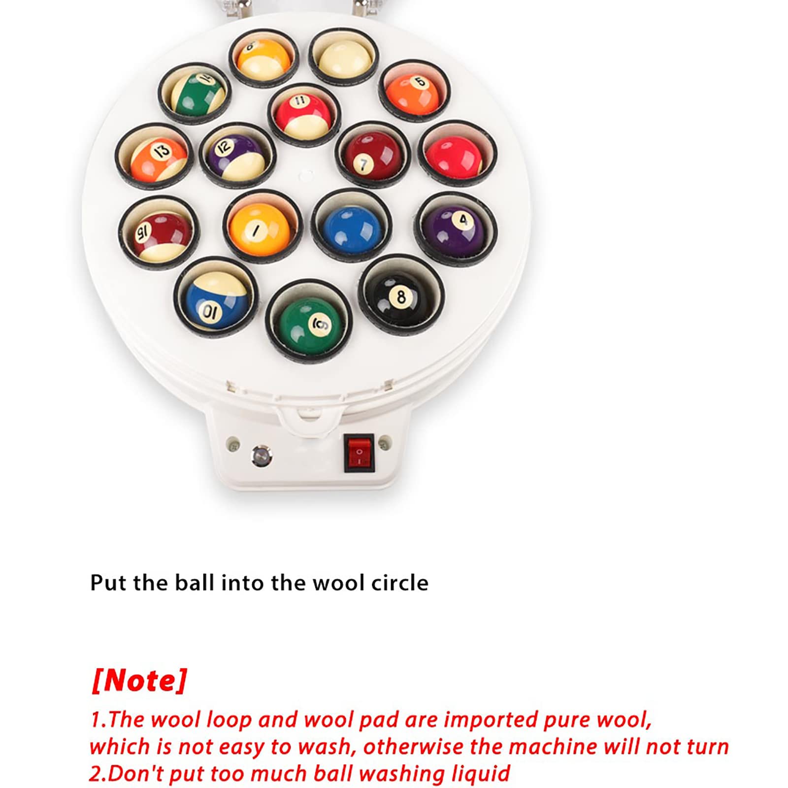 Machine à Nettoyer Les Boules De Billard, Machine à Polir Les Boules De Billard, Nettoyage Des Boules De Snooker 16/22, Nettoyeur De Boules De Billard, Pour Les Jeux De Boules De Billard.,2-in-1