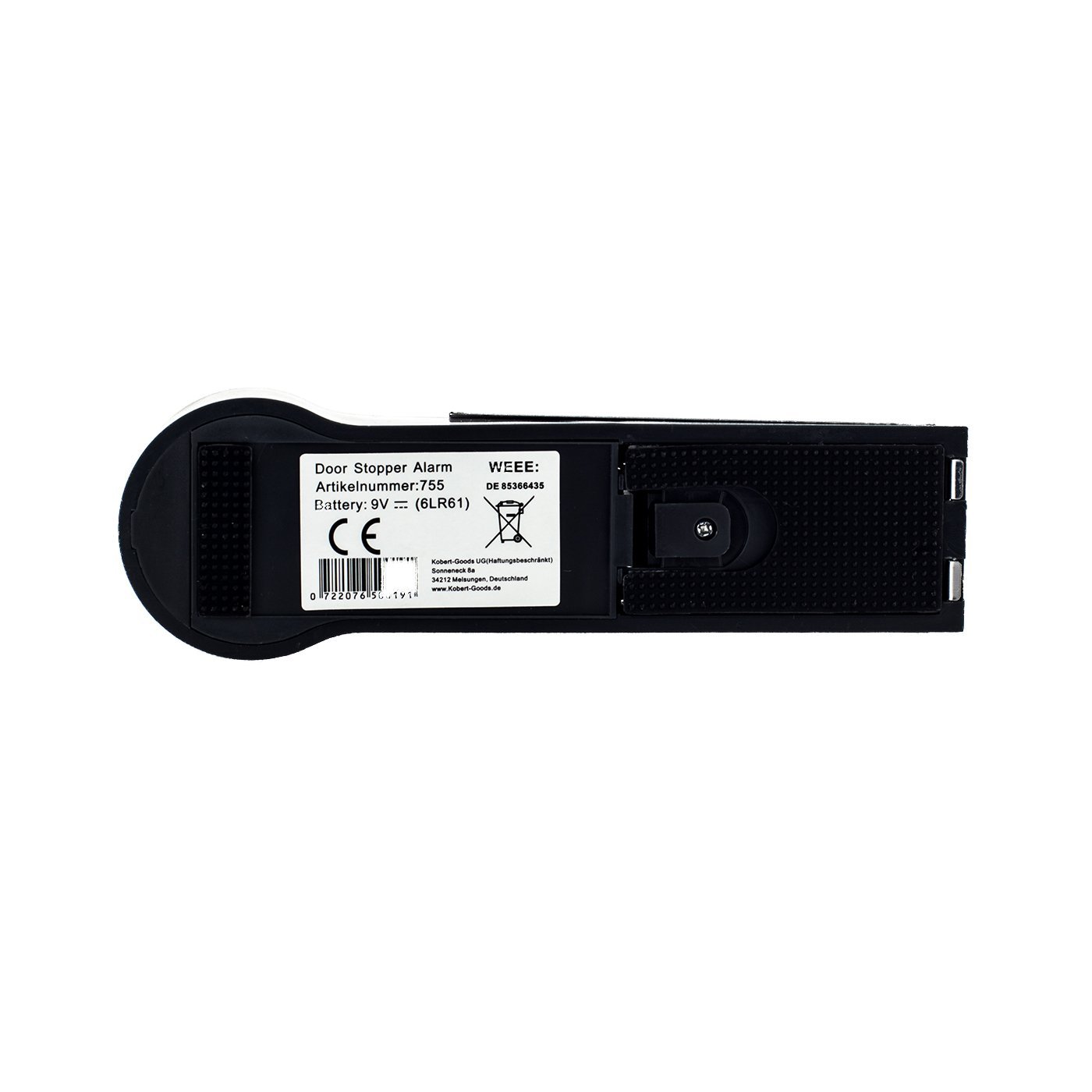 KOBERT GOODS Tür-Stopper mit Alarm-Funktion 5 Stück für Türen 120db Sirene rutschfeste Unterseite Einbruch-Schutz und Erschütterungs-Sensor zur Sicherheit für Außen und Innen