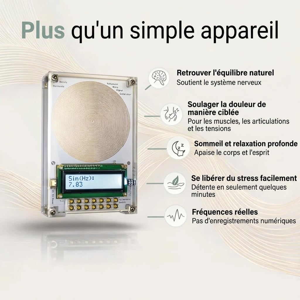 Kzentra Générateur De Fréquence Portable 0,01 Hz à 100 000 Hz Programmables