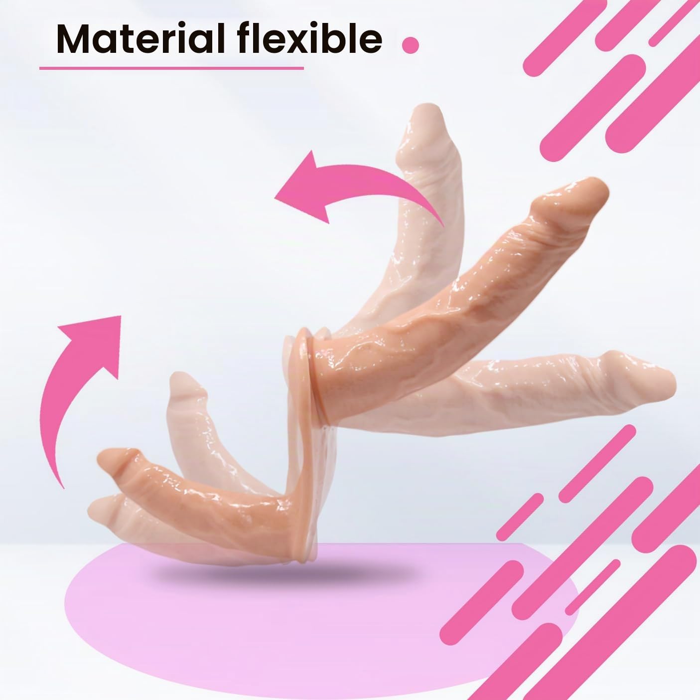Doble dildo Sex toys Doble penetración Juguetes sensuales para pareja: Dildo anal Double xxl Pene gigante Didlo sexual Penes enormes Juguetes eróticos para sexo para parejas D42