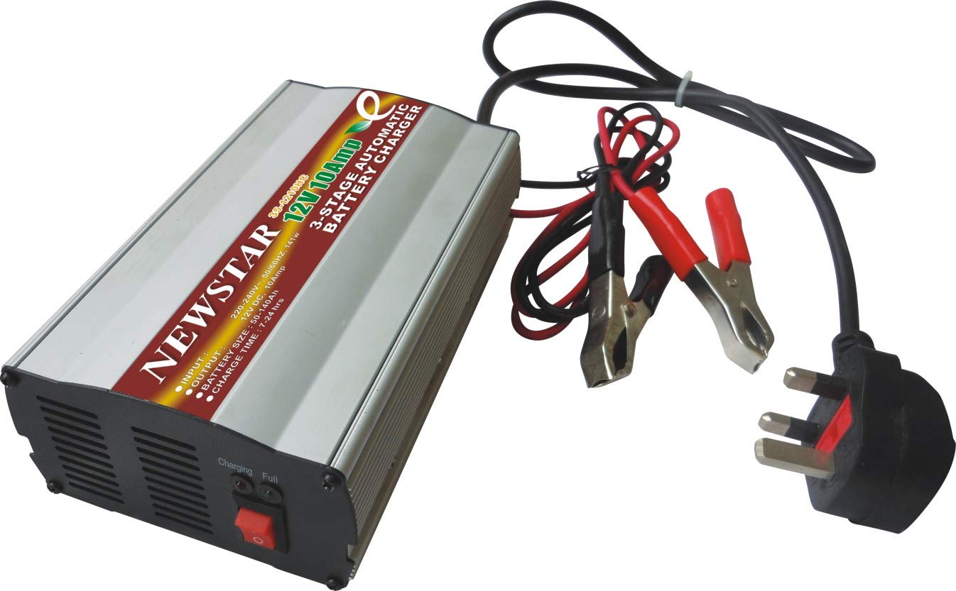 Automatic battery charger 12V10Amp suit able for all type AGM/SLA VRLA-GEL - Liquid & dry batteries Input:220-240V~50/60HZ, 180W 12-14.7V DC 10Amp …By LIBERTY HOUSE