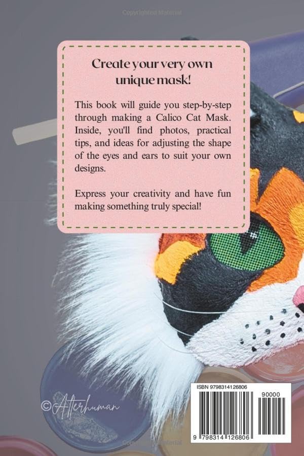 Step-by-Step Cat Mask Guide for Beginners by Alterhuman: Mask Making Tutorial | Creative DIY Project for Youth | Perfect Gift for Crafty Kids and Cat Lovers - Image 2
